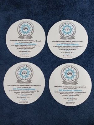 25th Anniversary plaques made for LCVS